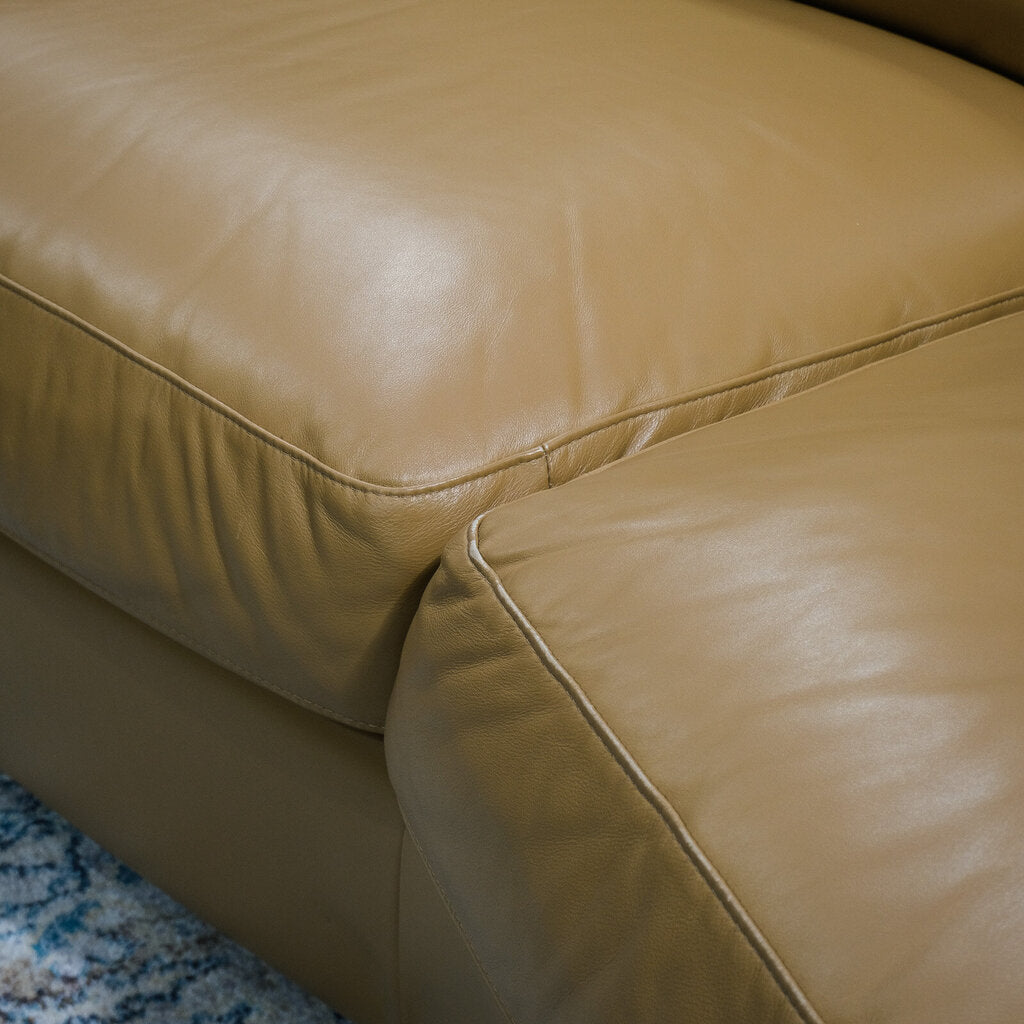 2 Piece Leather Coversation Sofa