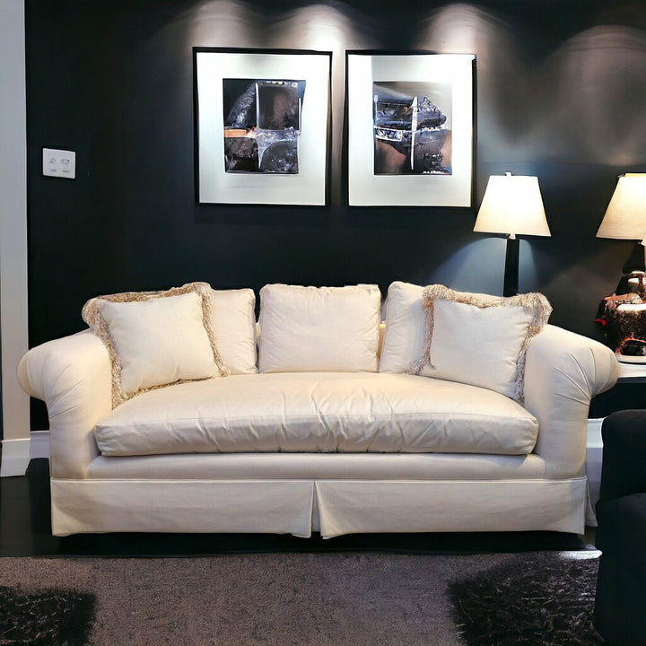Orig Price $5000 - Custom Sofa with 2 Matching Pillows