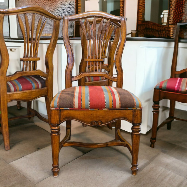 Orig Price $2400 - Set of 6 Wheat Back Dining Chairs