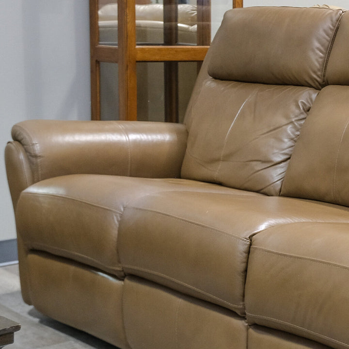 Orig. Price $4,500 - Dual Power Reclining Leather Sofa