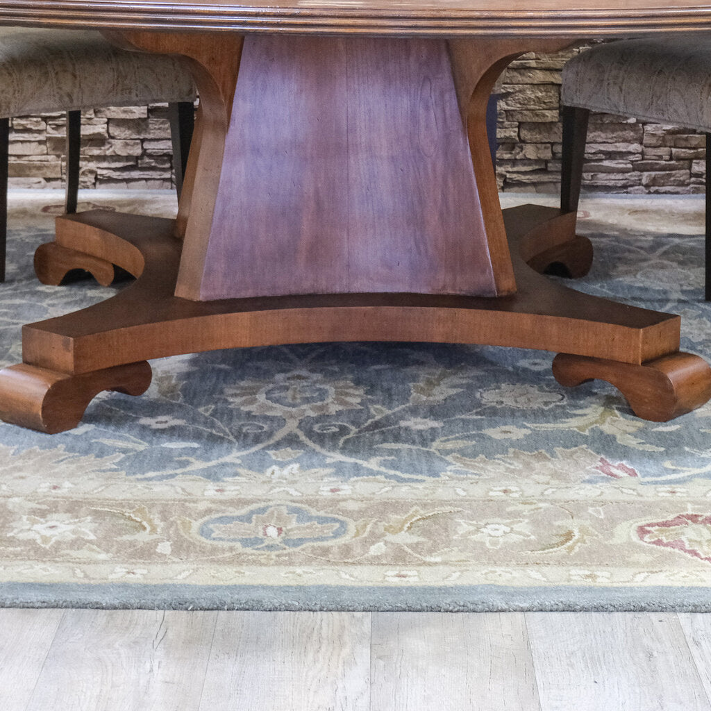 Orig. Price $36,000 - Custom Round Pedestal Dining Table