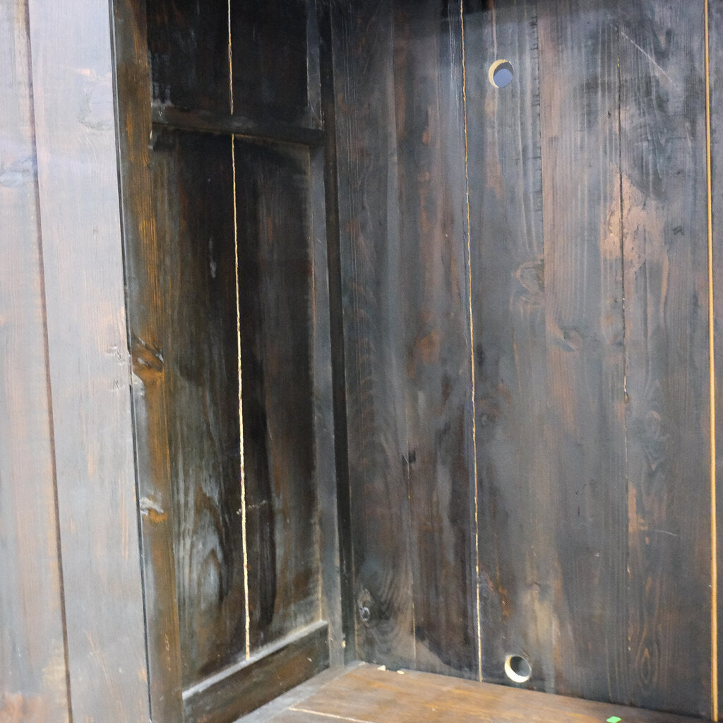 Orig Price $600 - Antique Rustic Cabinet