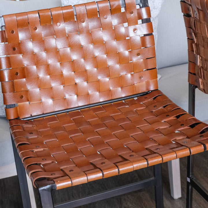 Orig Price $500 - Urban Woven Leather Stool