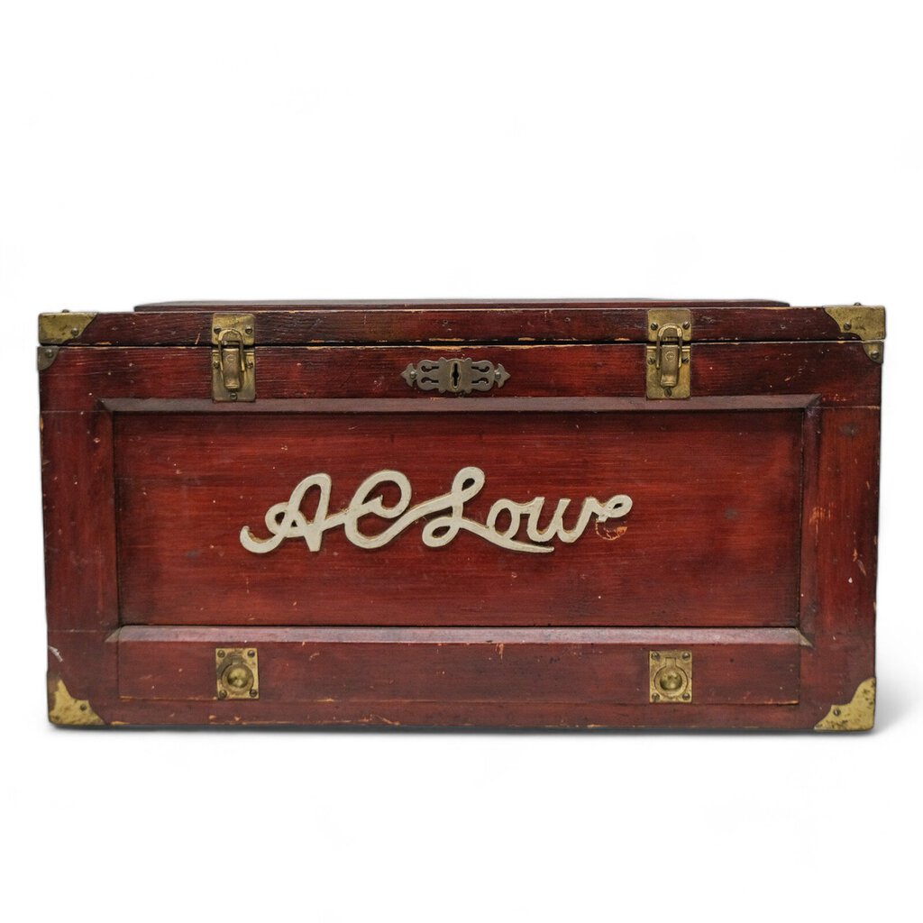 Antique Wooden Tool Box - A.C. Lowe