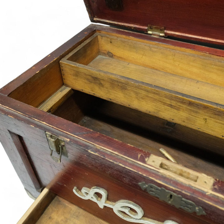 Antique Wooden Tool Box - A.C. Lowe