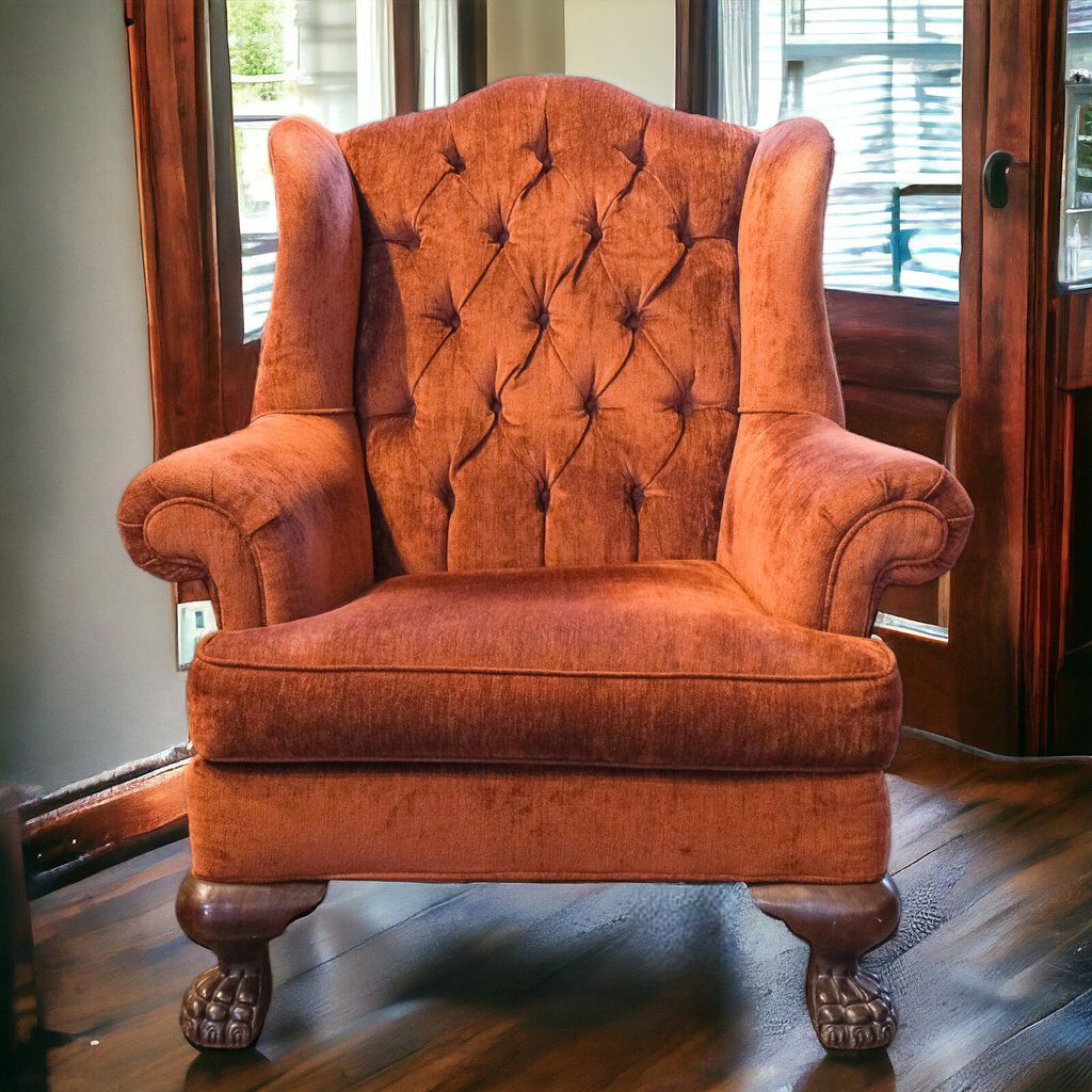 Tufted Wingback Chair