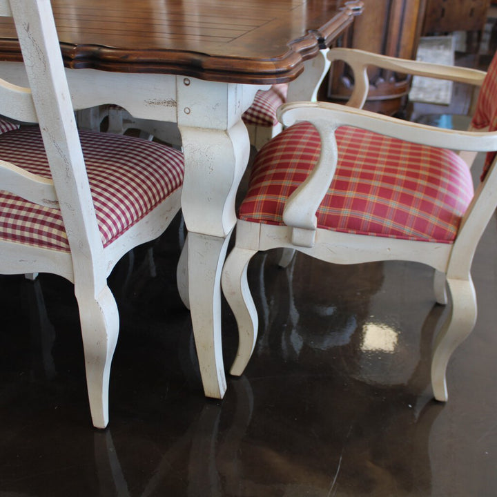 Orig Price - $4500 - French Country Dining Set w/ 10 Chairs