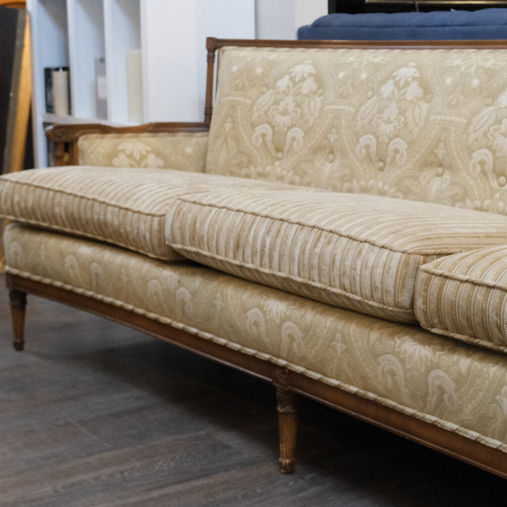 Long Antique Style Sofa