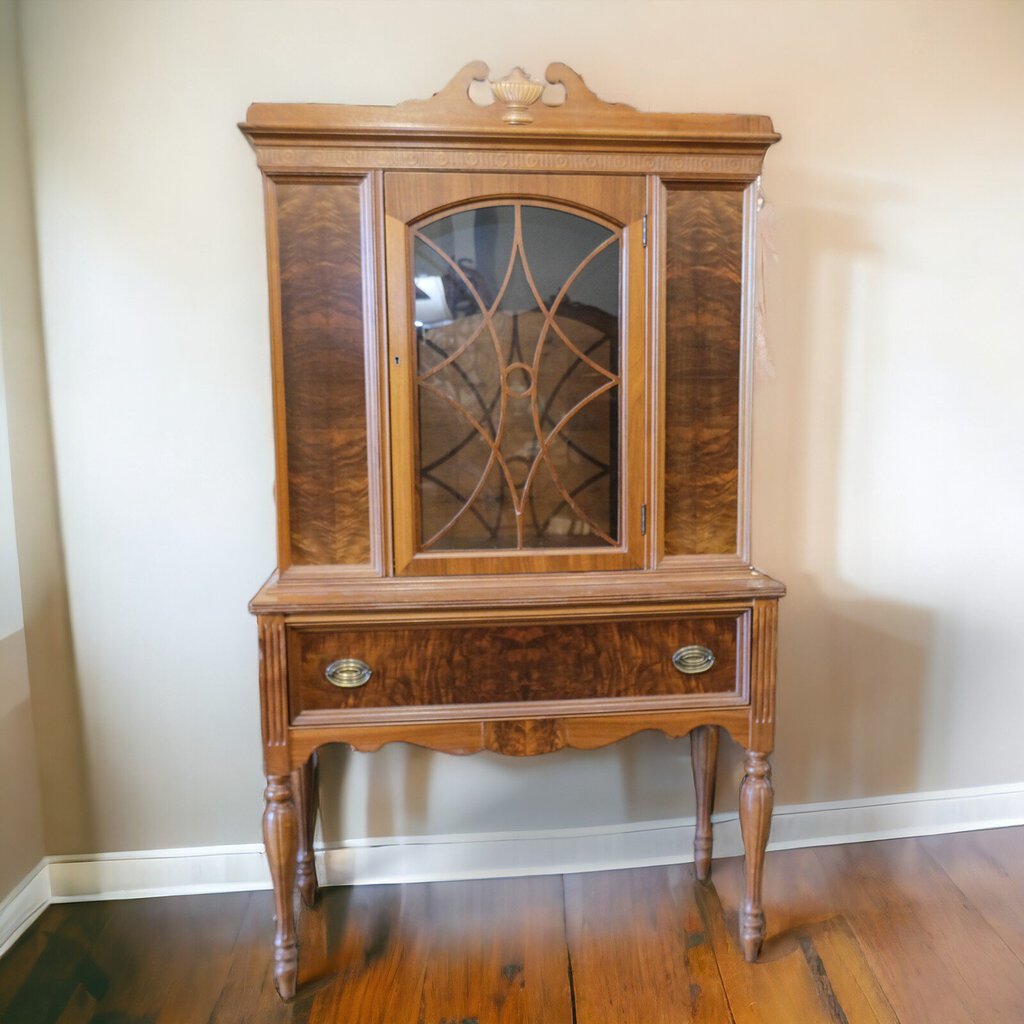 Early 1900's Jacobean Display Cabinet