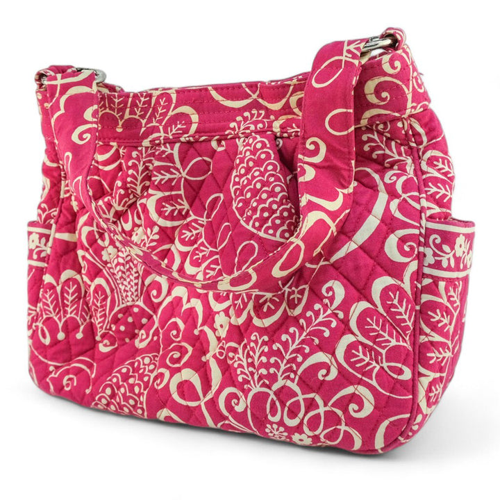 Quilted Pocket Side Handbag - Paisley