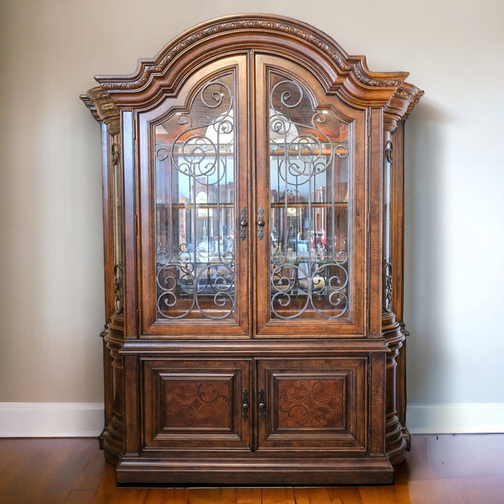 Orig Price $3900 - Ornate Lighted Cabinet