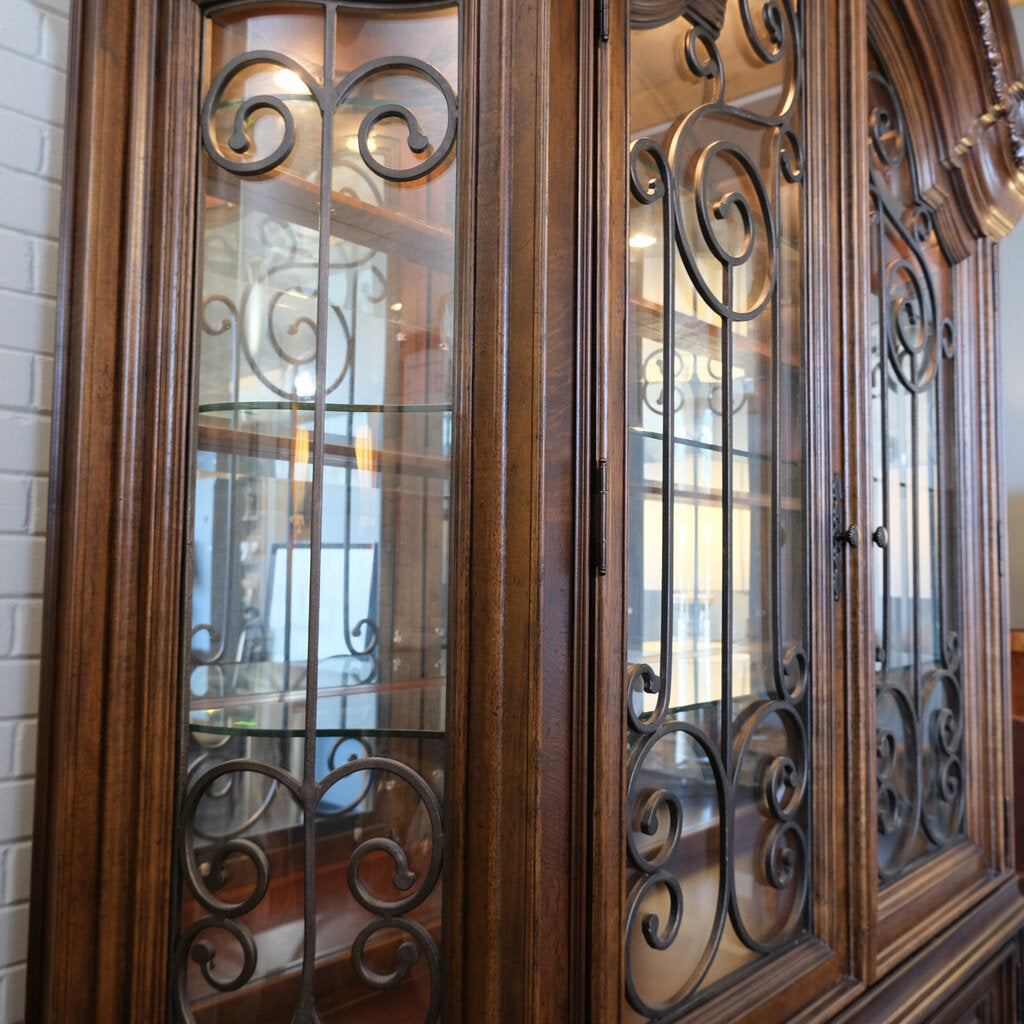 Orig Price $3900 - Ornate Lighted Cabinet