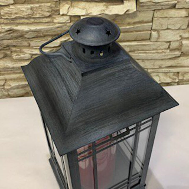 Medium Metal/Glass Lantern