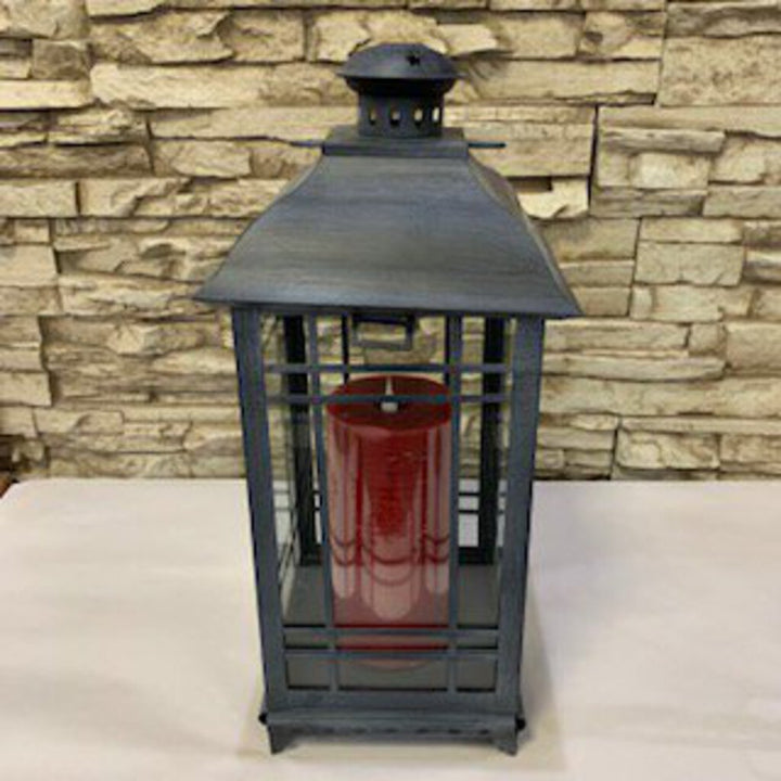 Medium Metal/Glass Lantern