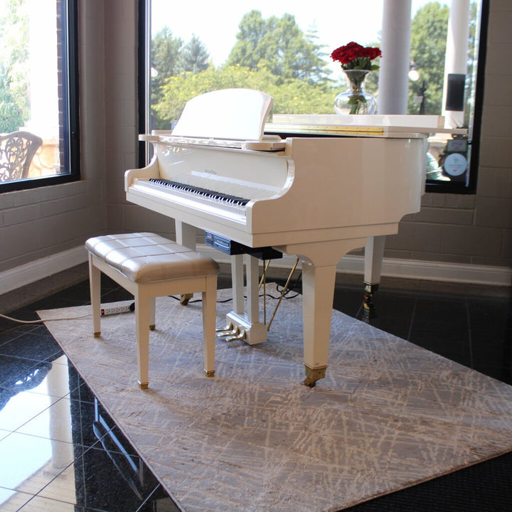 Orig Price $13,500 - Baby Grand Player Piano w/ Bench & CD"S