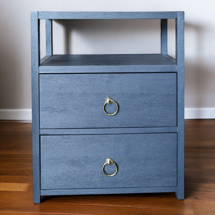 Orig. Price $489 - Lark Two-Drawer Open Nightstand