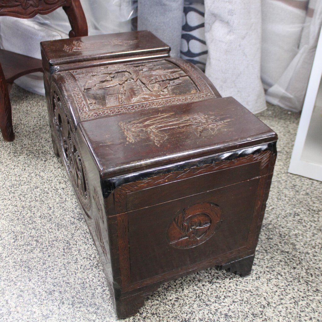 Carved Blanket Chest