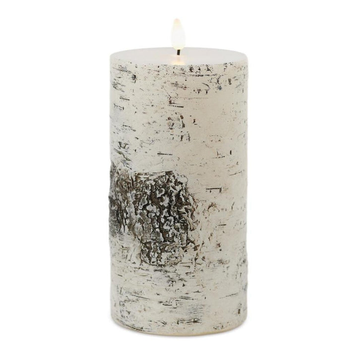 LED Birch Candle