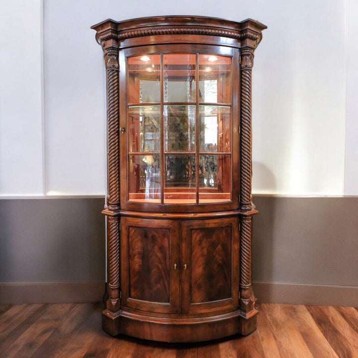 Orig Price $5000 - Lighted Demilune Cabinet