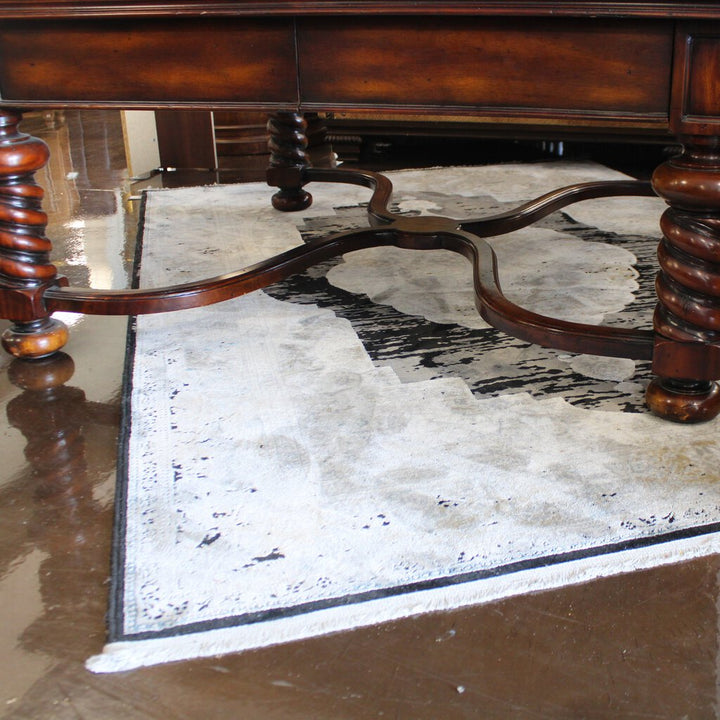 Orig Price $5200 - Wood Cocktail Table w/ Inlaid Design