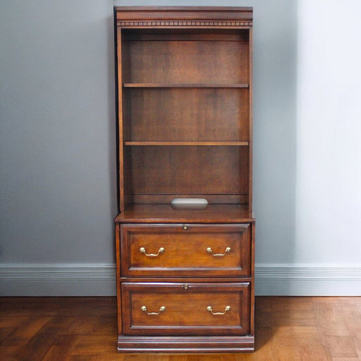 File Drawer w/ Bookshelf