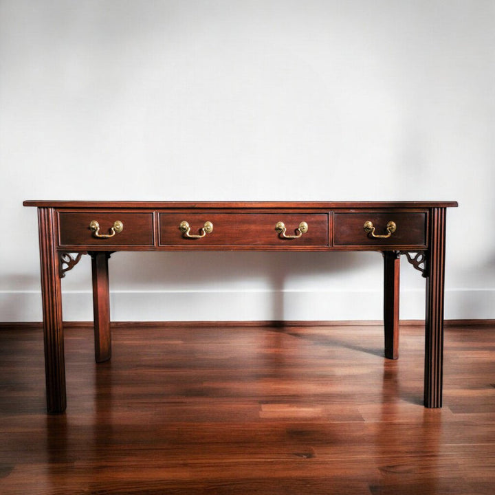 Orig Price $900 - 3 Drawer Console Table