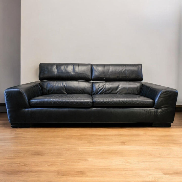 Orig Price $2500 - Contemporary Two Seat Leather Sofa