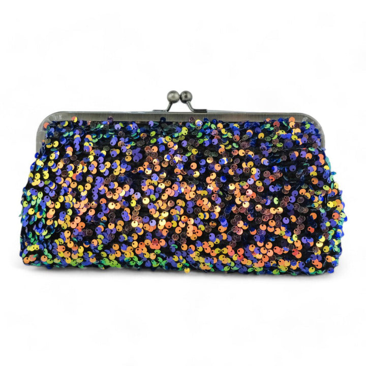 Potenaz Frame Sequin Handbag