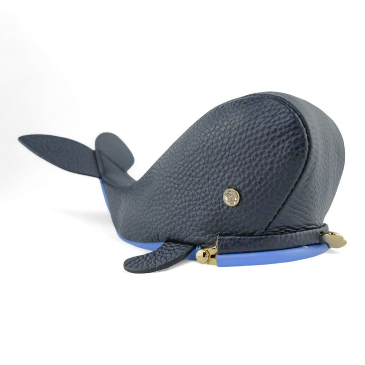 Leather Whale Coin Purse