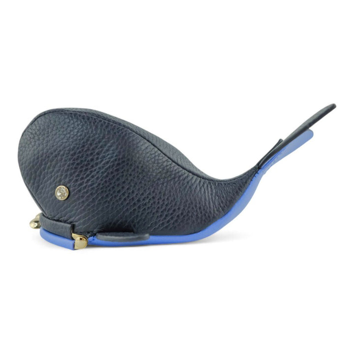 Leather Whale Coin Purse