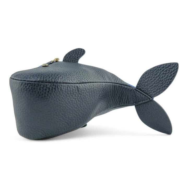 Leather Whale Coin Purse