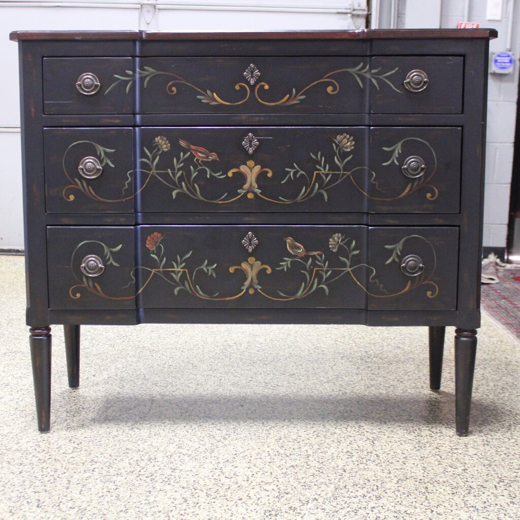 Orig Price $2100 - Painted 3 Drawer Chest of Drawers