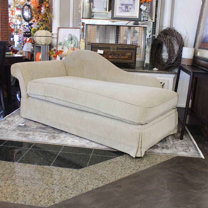 Skirted Chaise Lounge