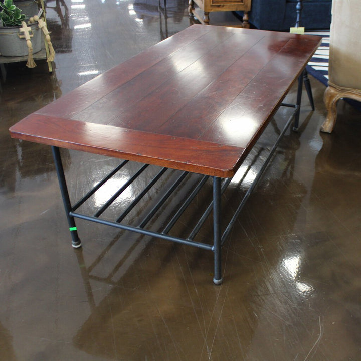 Orig Price $436 - Industrial Cocktail Table