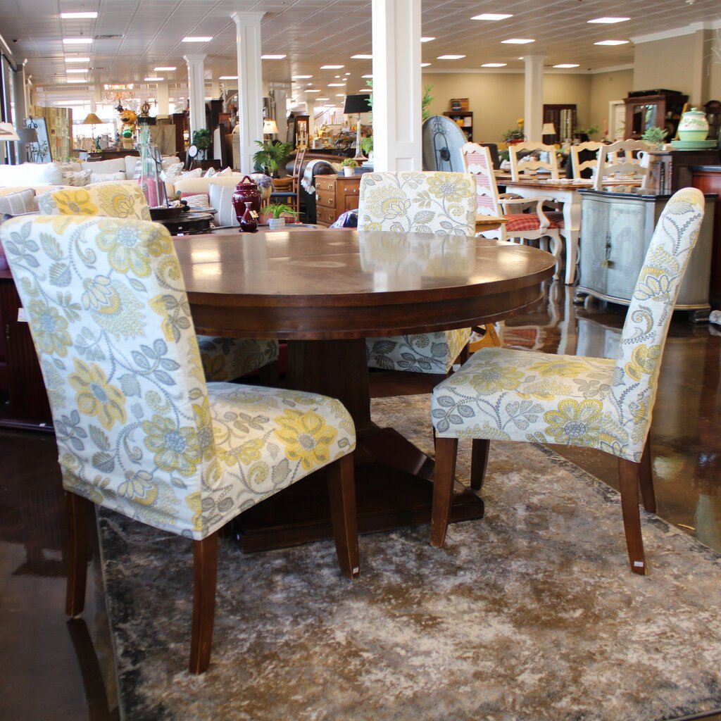 Orig Price $3800 - Round Dining Table w/ 4 Chairs