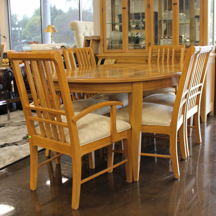 Orig Price $3005 - Dining Table w/ 6 Chairs & Leaf