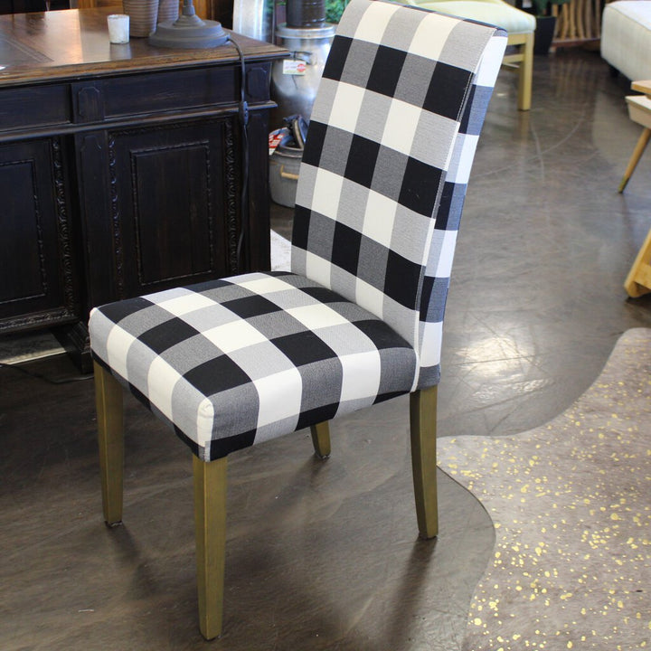 Orig Price $150 - Buffalo Plaid Dining Chairs