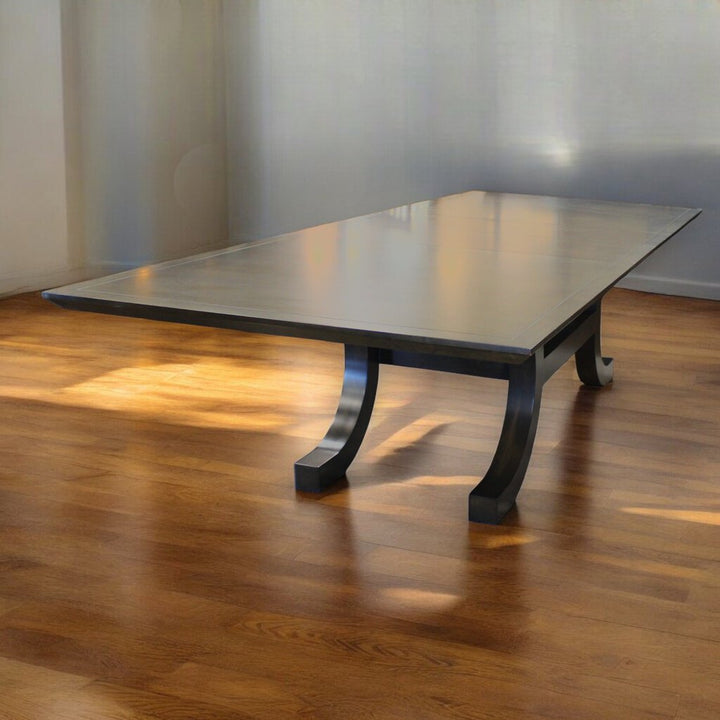 Orig Price $8000 - Modern Dining Table w/ 2 Leaves