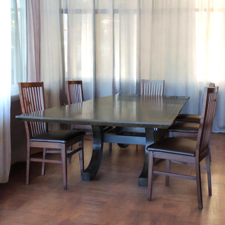 Orig Price $8000 - Modern Dining Table w/ 2 Leaves