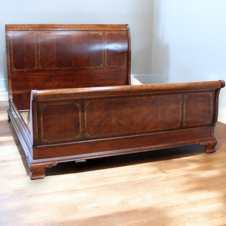 Orig Price $3000 - King Sleigh Bed