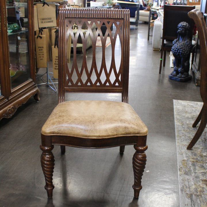 Orig Price $6000 - Dining Table w/ 8 Chairs, 2 leaves, & Pads