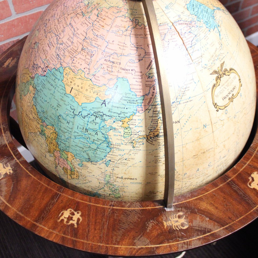 Antique Globe with Zodiac