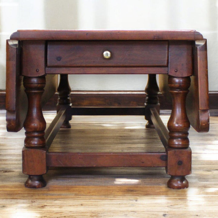 Drop Leaf Cocktail Table w/ Drawer