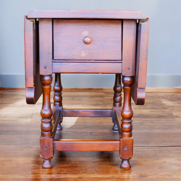 Drop Leaf End Table w/ Drawer