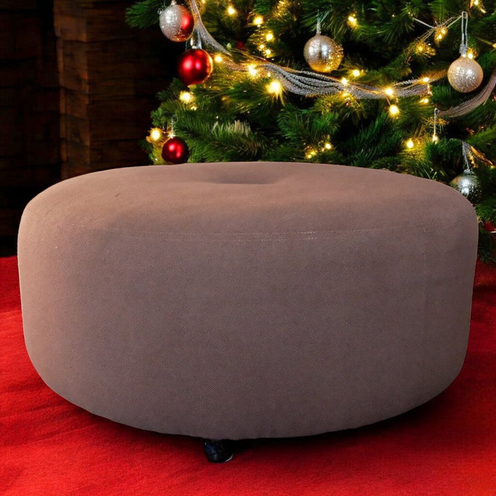 Orig Price $1200 - Round Cocktail Ottoman