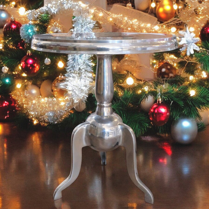 Orig Price $200 - Chrome End Table