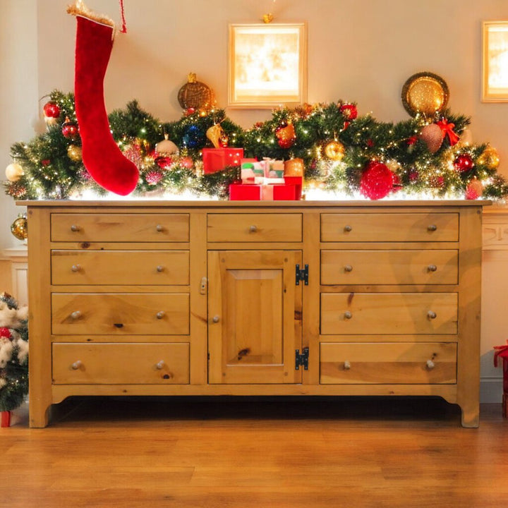 Knotty Pine Credenza