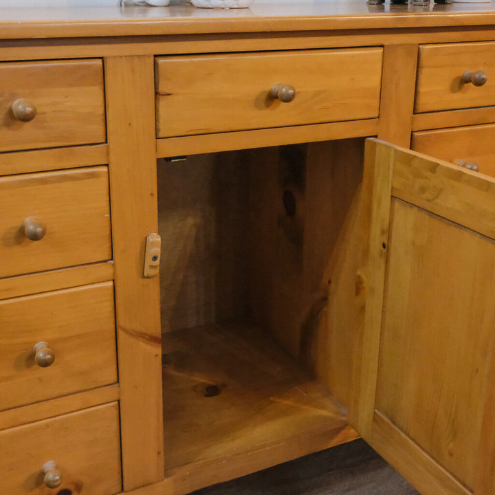 Knotty Pine Credenza