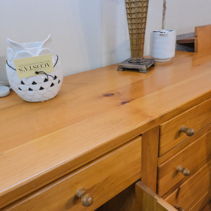 Knotty Pine Credenza