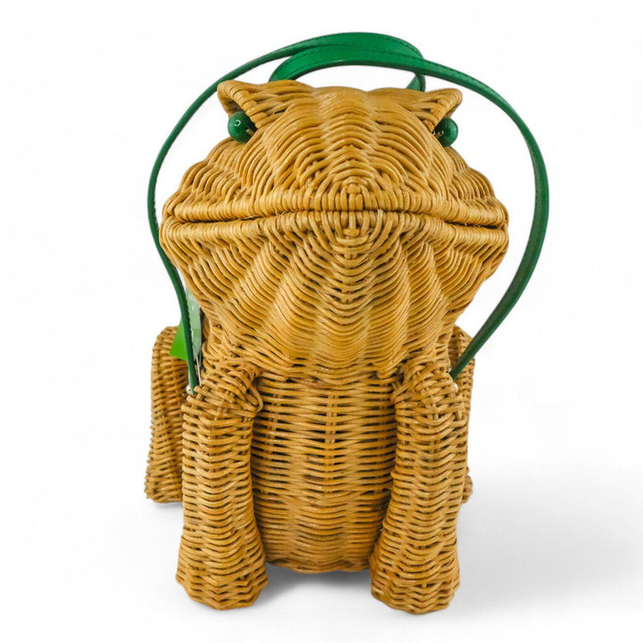 Wicker Frog "Spring Forward" Handbag